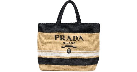 prada raffia bag review|raffia bag with black trim.